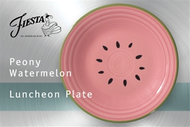Fiesta Watermelon Luncheon Plate