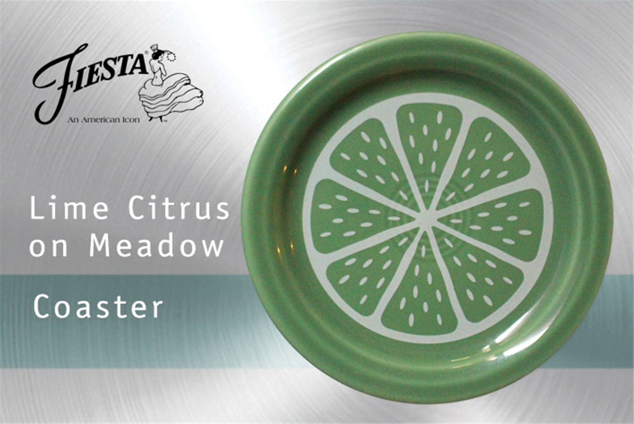 Lime Citrus Coasters on Meadow