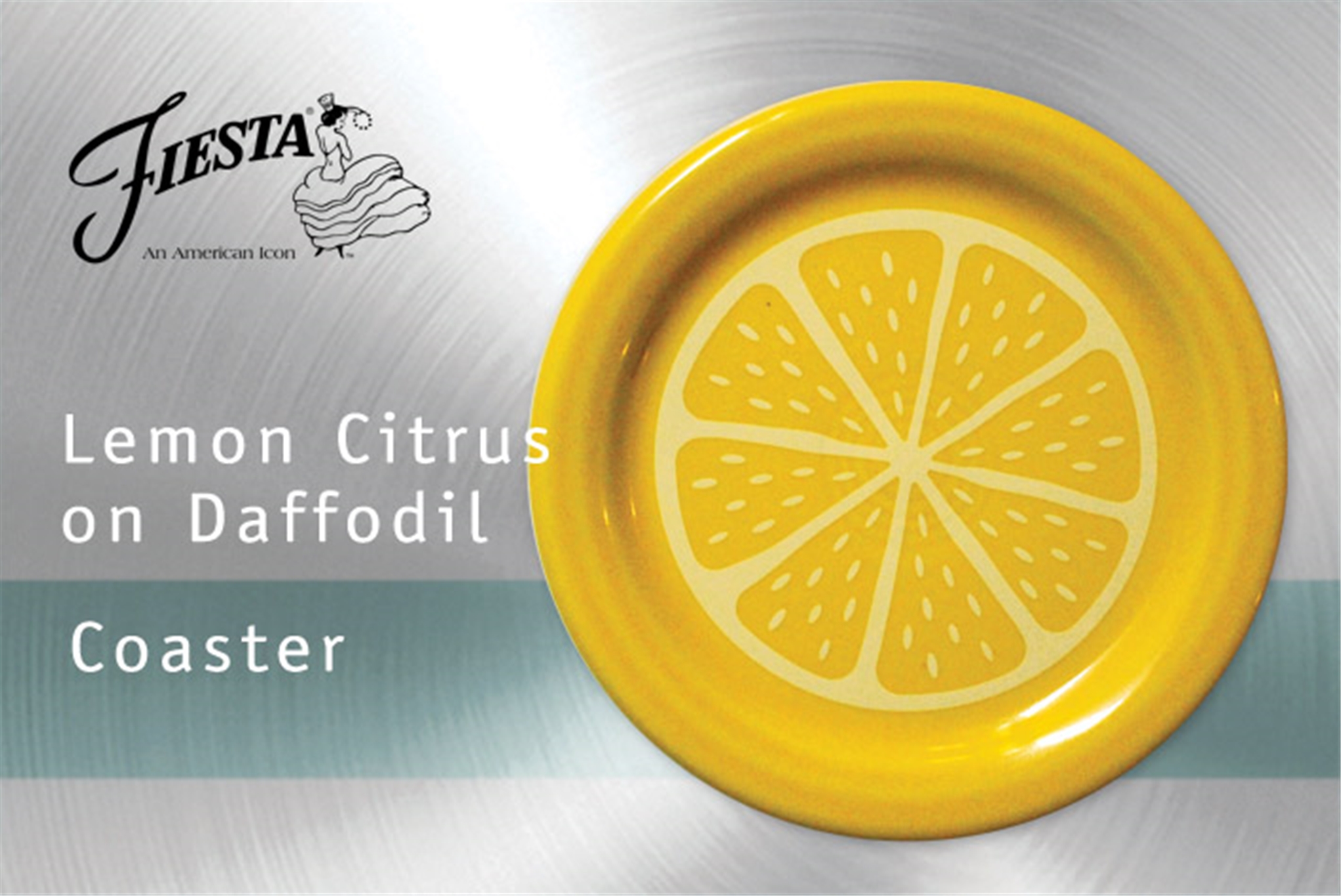 Lemon Citrus Coasters on Daffodil