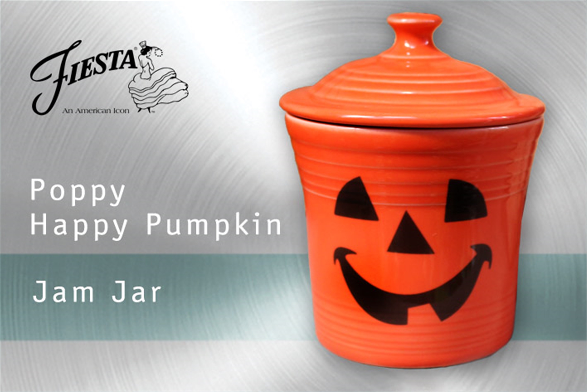 Fiesta Happy Pumpkin Jam Jar