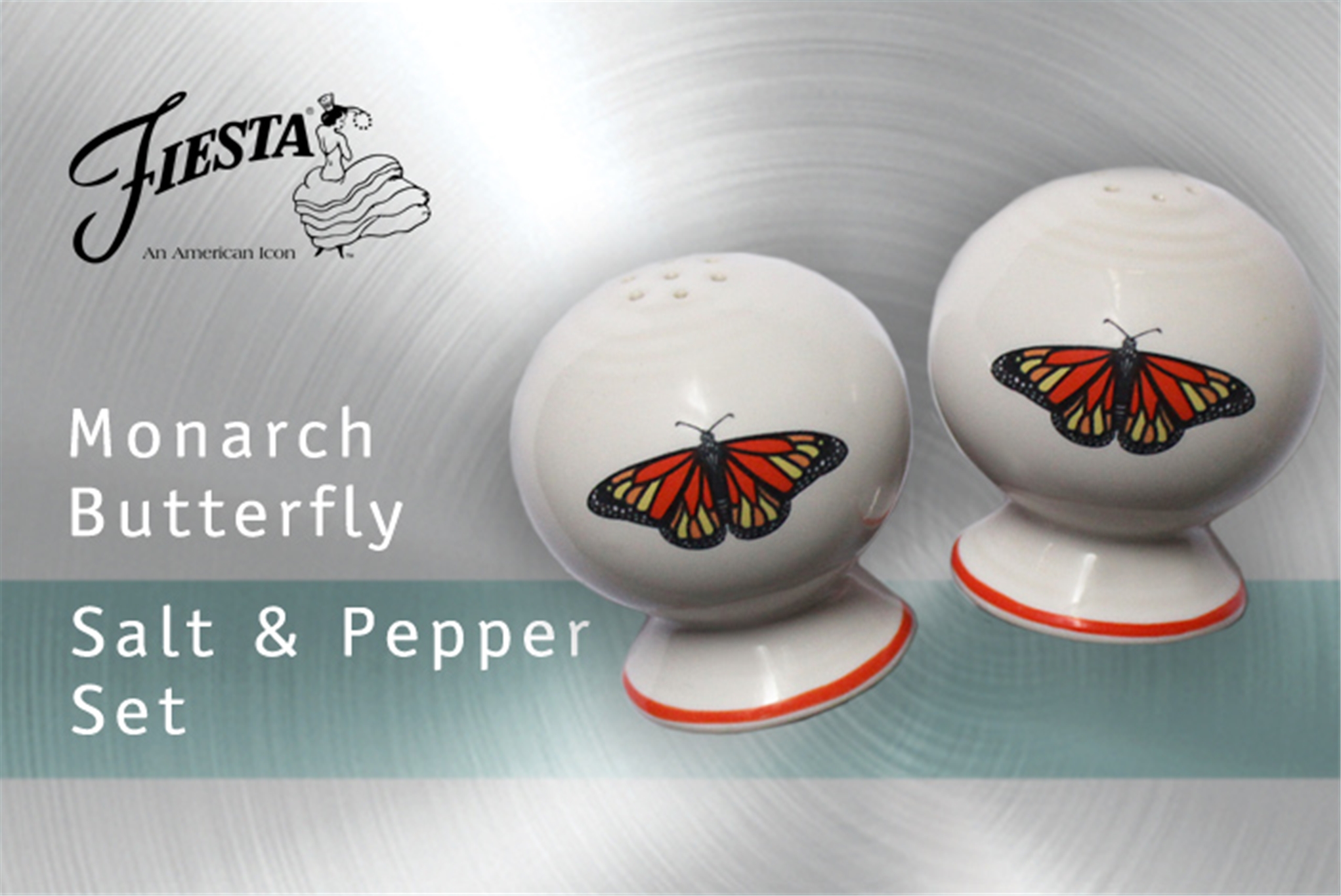 Fiesta Monarch Butterfly Salt and Pepper set
