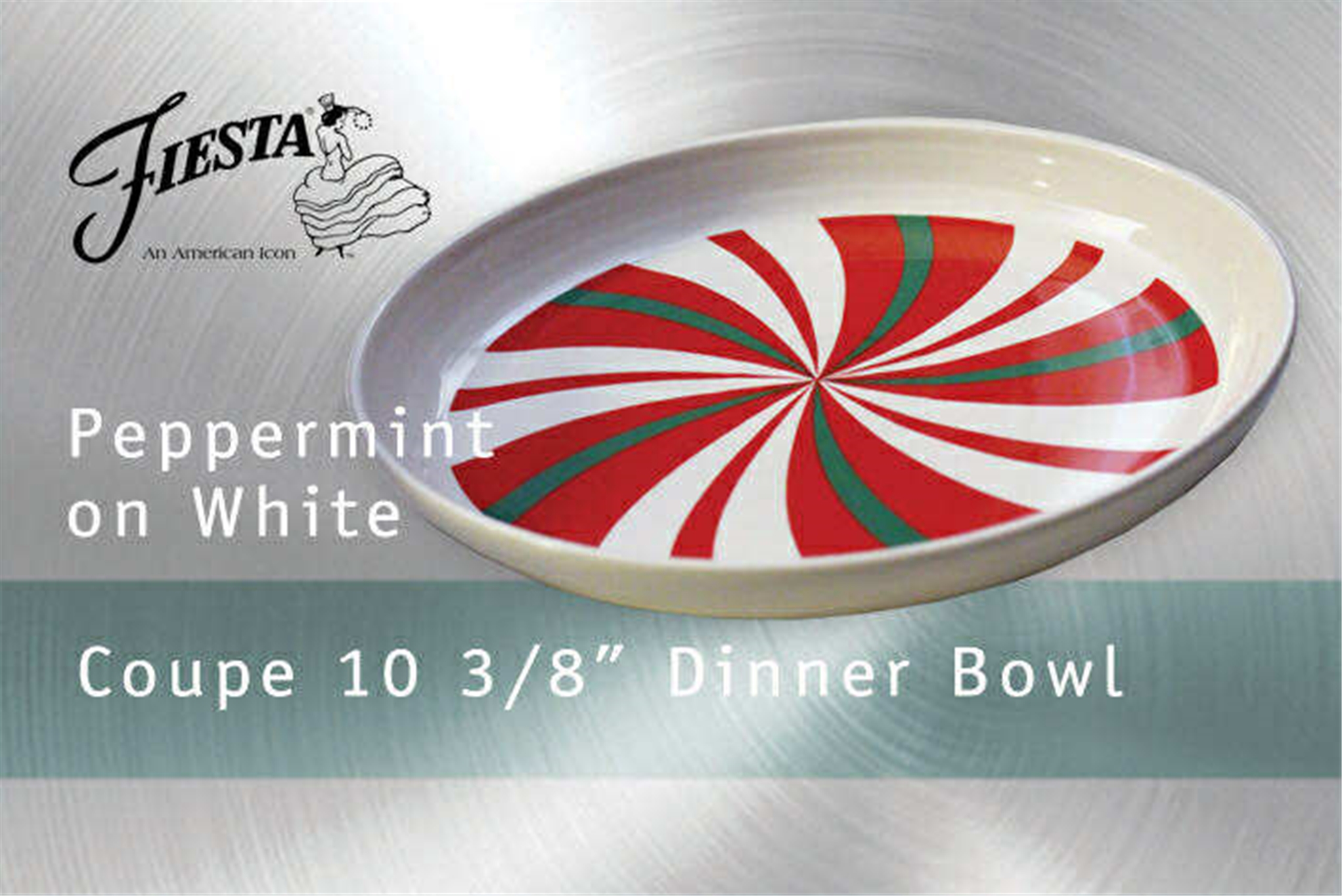 Fiesta Peppermint Coupe 10 3/8 Inch Dinner Bowl