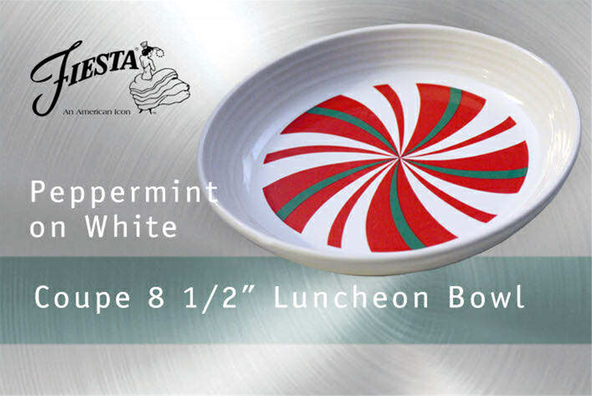 Fiesta Peppermint Coupe 8 1/2 Inch Luncheon Bowl 