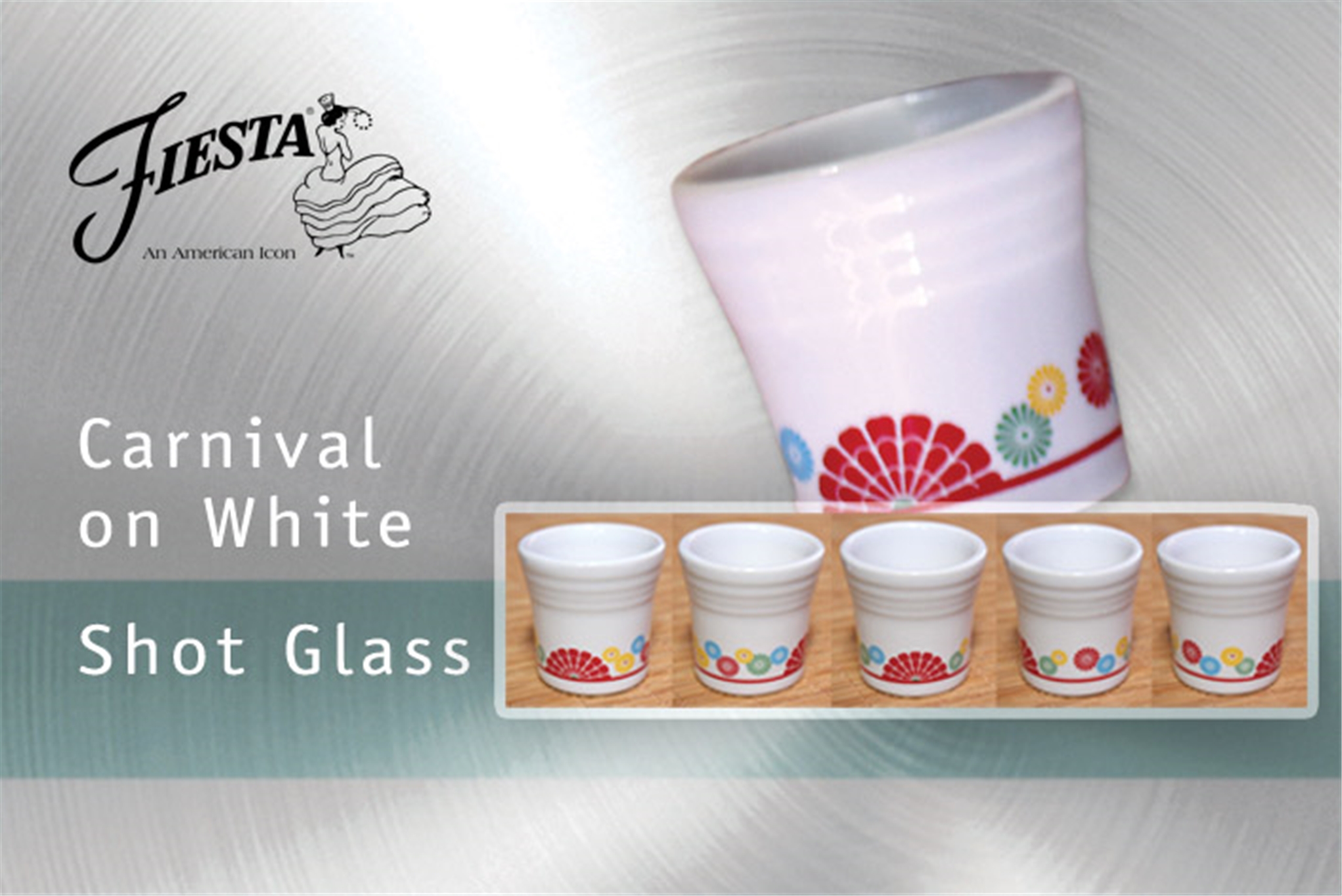 Fiesta Carnival Shot Glass
