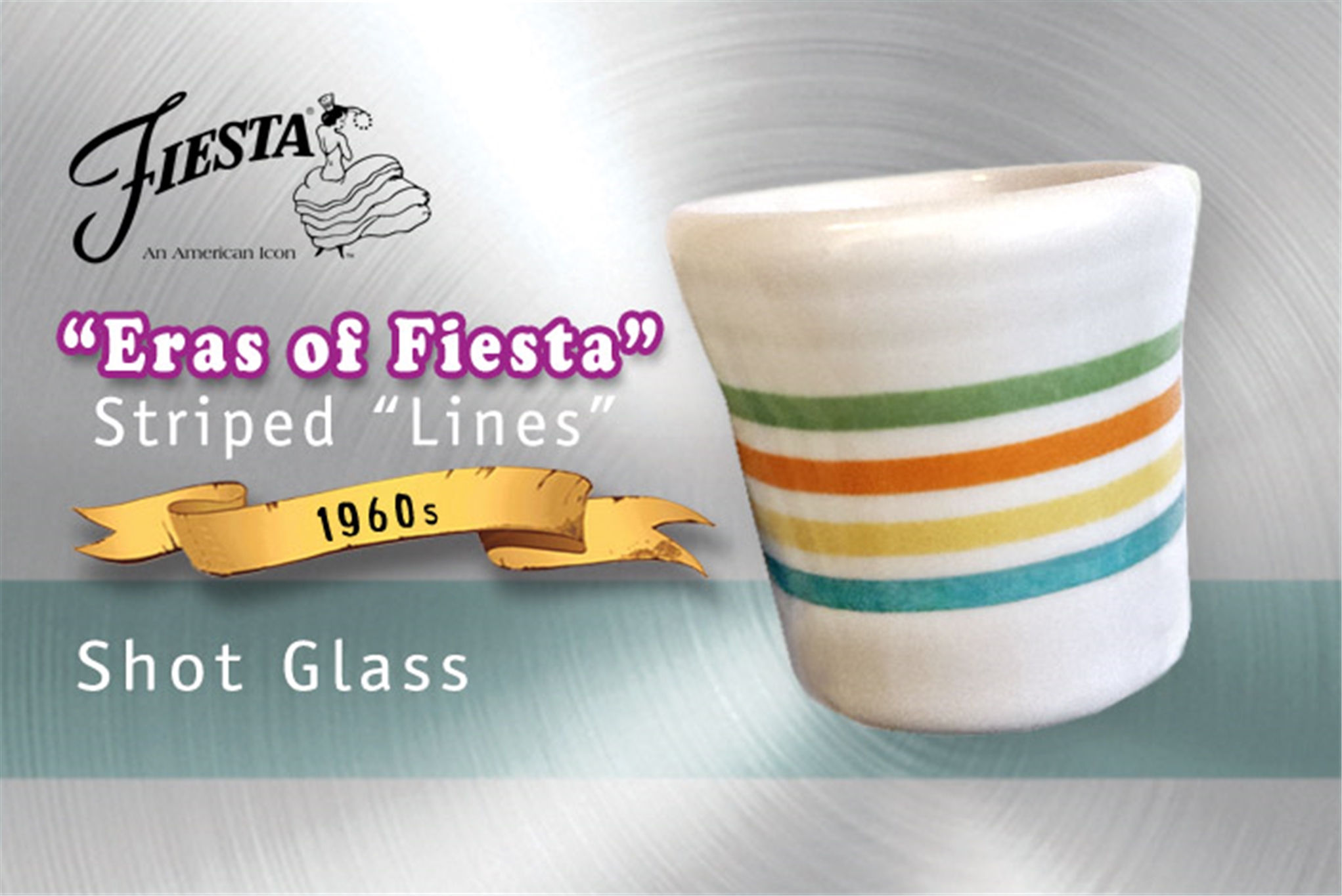 Eras of Fiesta 60's Shot Glass