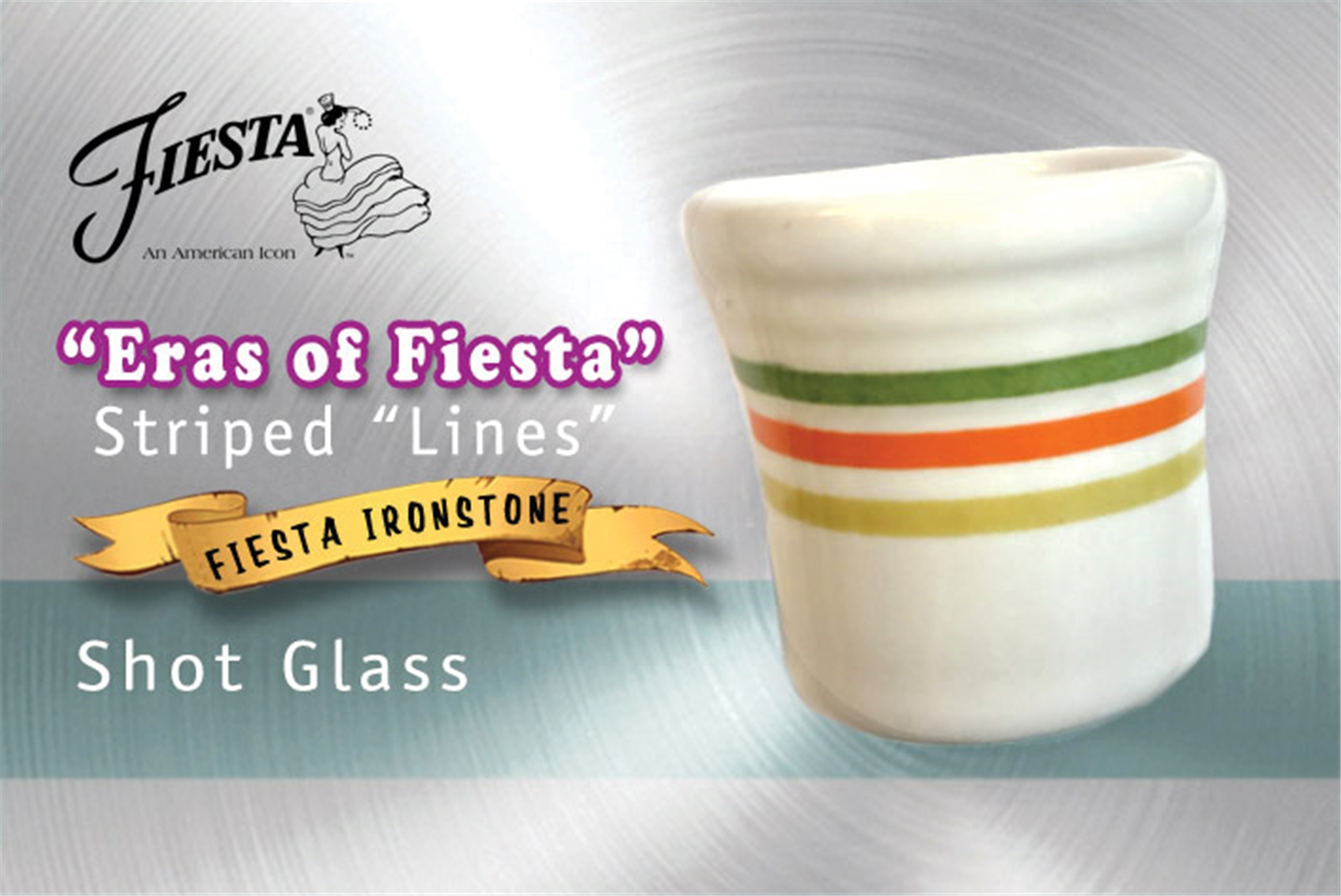 Eras of Fiesta Ironstone Shot Glass
